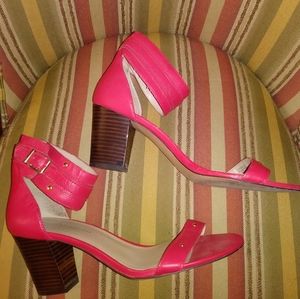 Julianne Hough Leather Sandals